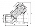 Сетчатый PPR фильтр  ВН-НР 25 TEBO